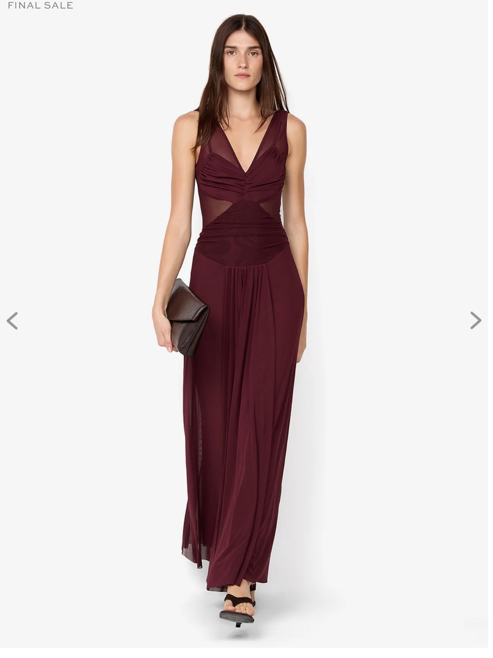 NEW Bec + Bridge Jimena Maxi Dress in Plum, US 2 / AUS 8